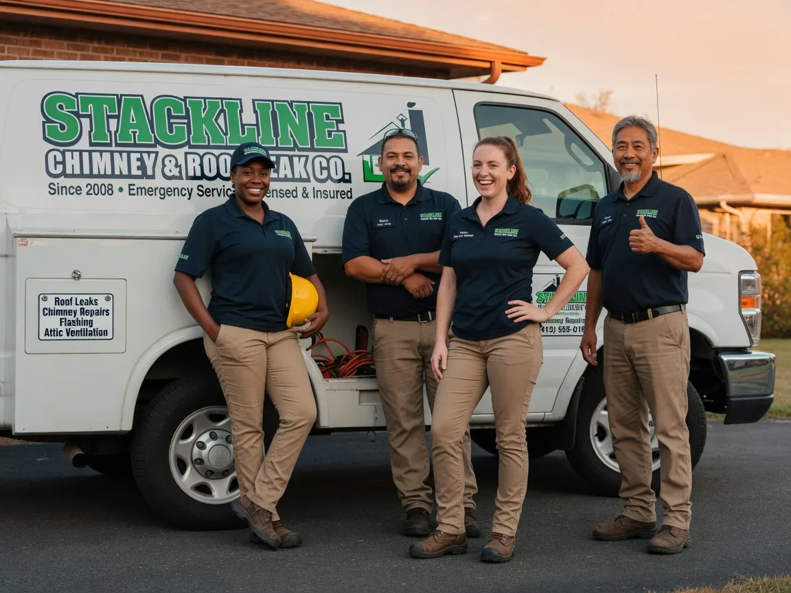 Chimney flashing repair company in Moosic, PA